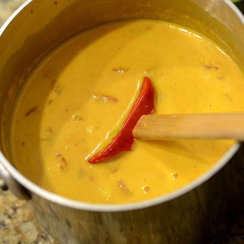 Pasta and Vegetables in a Curry Sauce Feed Your Soul Too