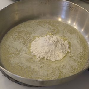 Flour added 500