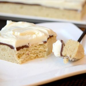"Banana Fudge Layer Cake  #cake #bananas #fudge / feedyoursoul2.com"
