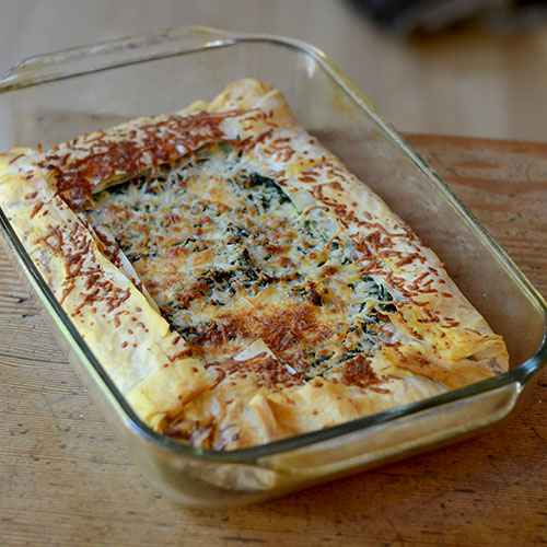 Spinach & Feta Phyllo Tart Feed Your Soul Too