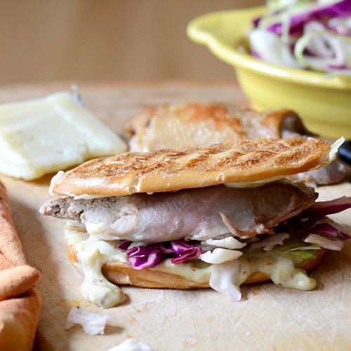 Duck Sandwich with Mustard Aioli Feed Your Soul Too