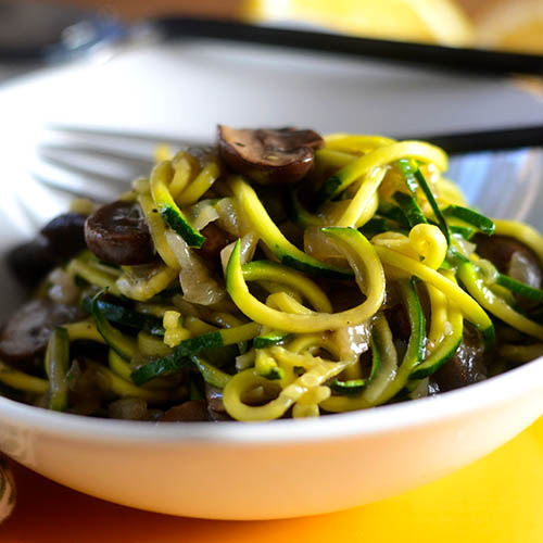 Mushroom Zucchini Noodles Feed Your Soul Too