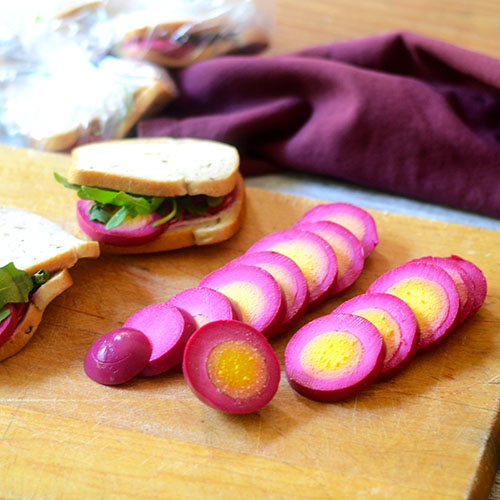 Beet Pickled Eggs from Feed Your Soul Too