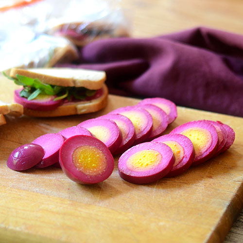 Beet Pickled Eggs from Feed Your Soul Too