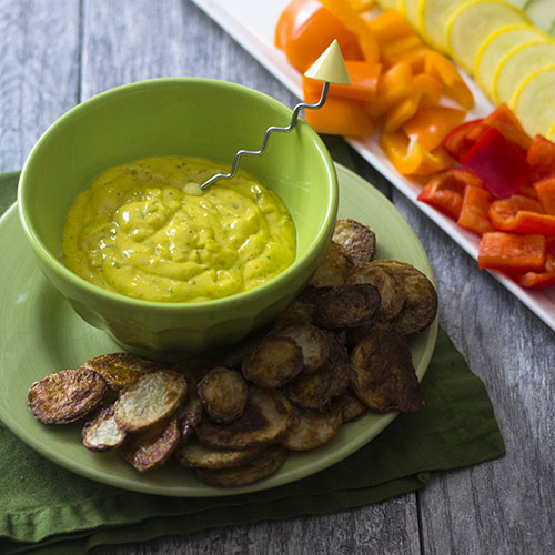 Yellow Curry Yogurt Dip Feed Your Soul Too