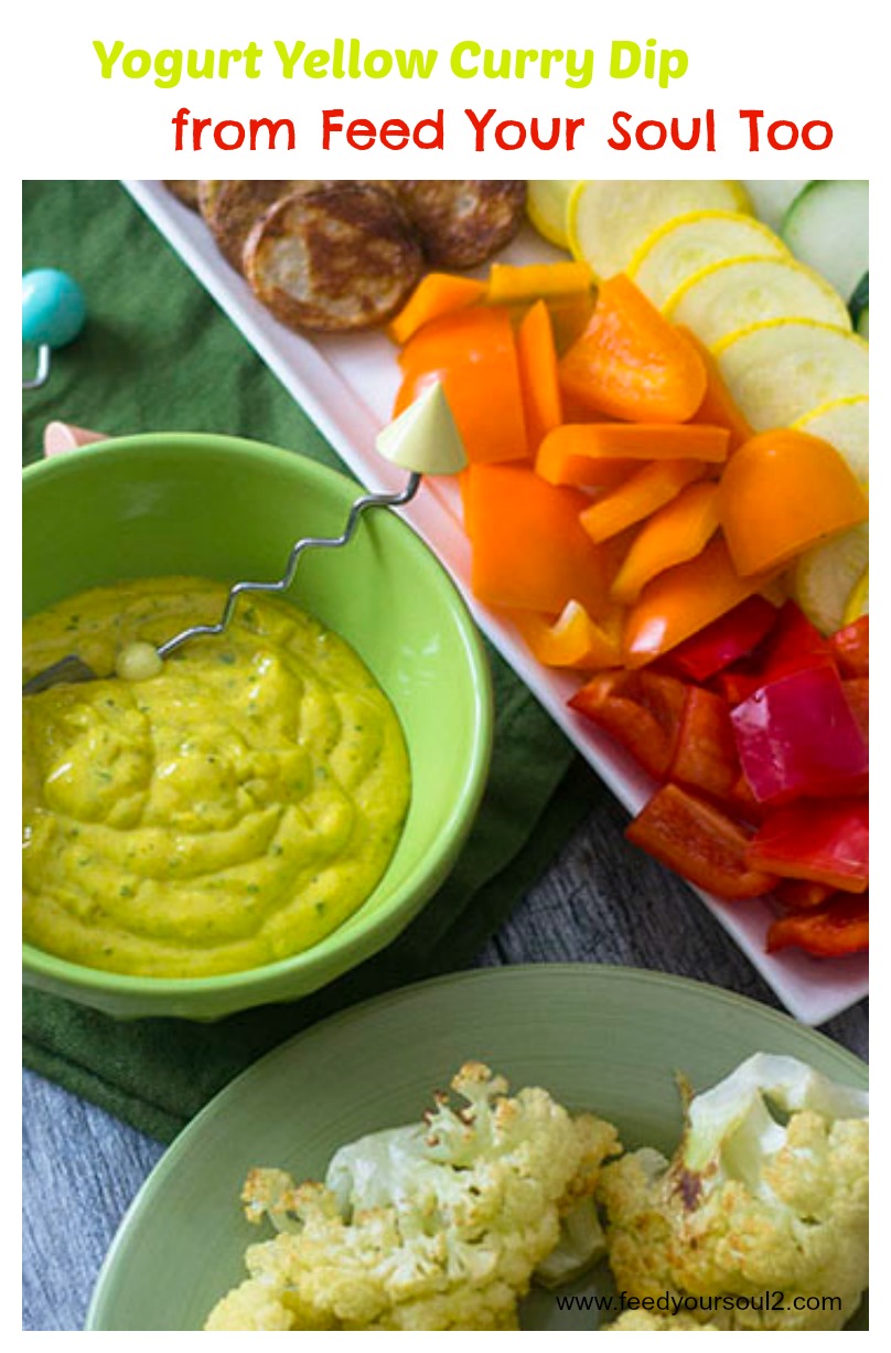 Yellow Curry Yogurt Dip Feed Your Soul Too