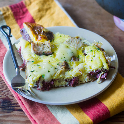 Corned Beef and Swiss Cheese Frittata Feed Your Soul Too