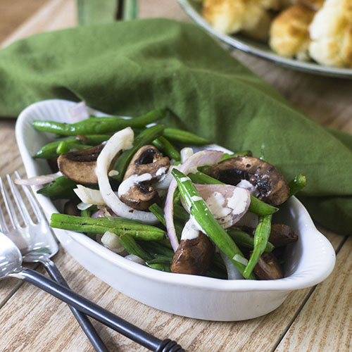 Green Bean Salad with Tahini from Feed Your Soul Too