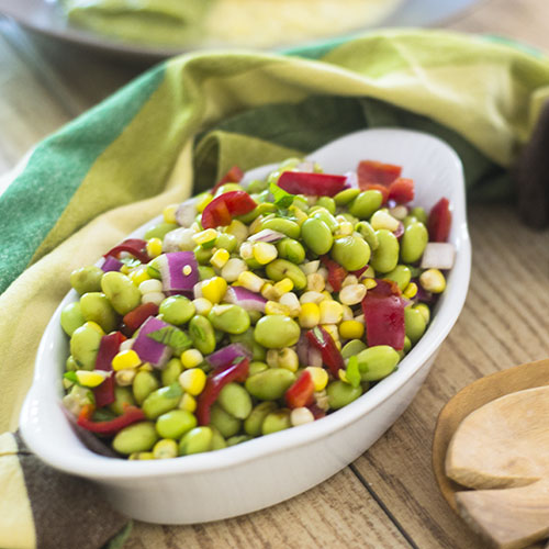 Edamame Corn Salad from Feed Your Soul Too
