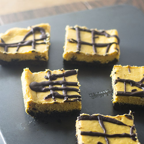 Oreo Pumpkin Layer Bars from Feed Your Soul Too