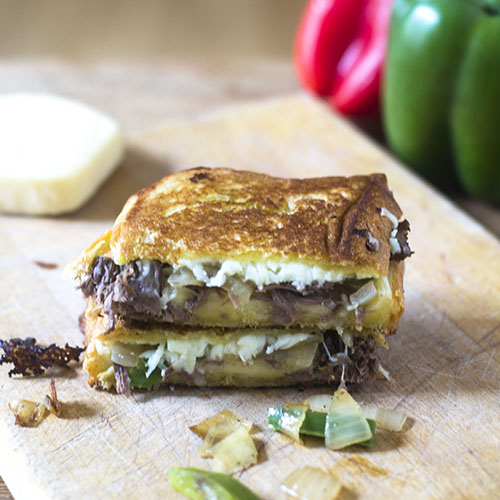 Pressure Cooker Grilled Beef & Cheese Sandwich Feed Your Soul Too