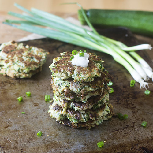 Gluten Free Zucchini Fritters from Feed Your Soul Too