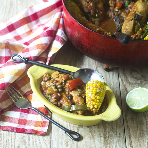 One Pot Mexican Chicken and Rice #onepotmeal #Mexicanfood #chicken #glutenfree | feedyoursoul2.com