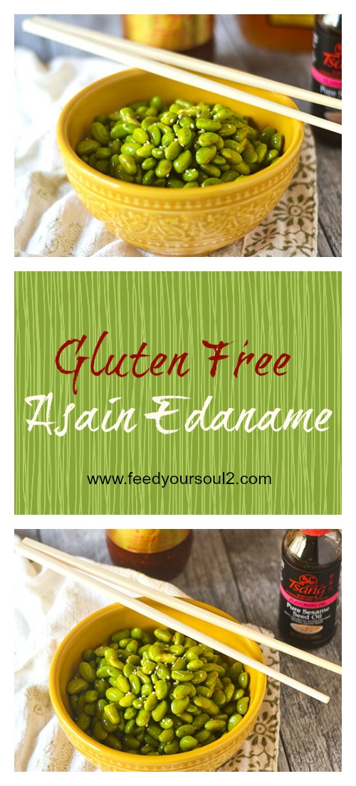 Gluten Free Asian Edamame #Asianfood #edamame #glutenfree | feedyoursoul2.com