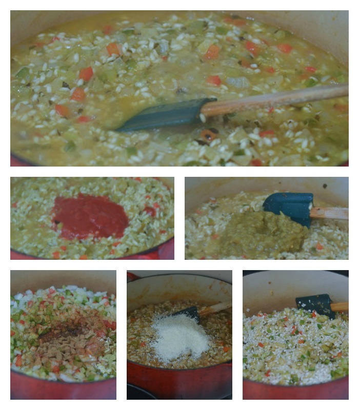 Building & Developing the Green Chili Risotto