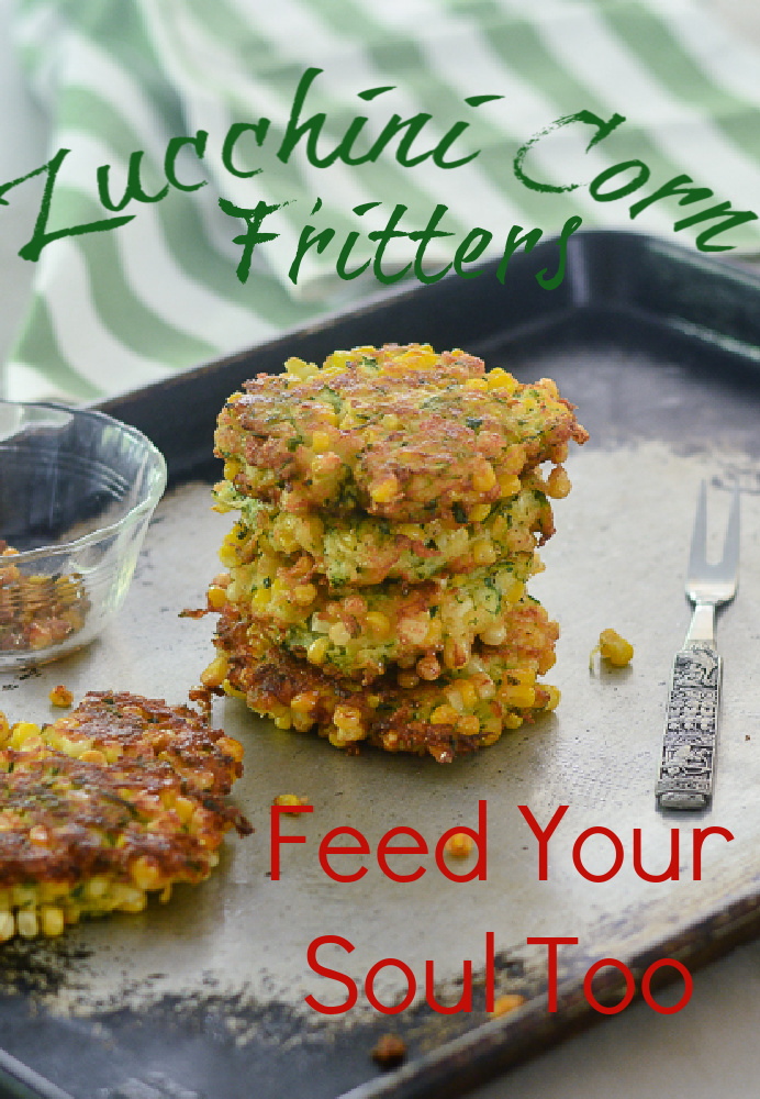 Zucchini Corn Fritters l #fritters #glutenfree #corn | feedyoursoul2.com
