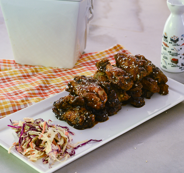 Air Fryer Asian Chicken Wings l #chickenrecipe #glutenfree #airfrying #appetizer | feedyoursoul2.com

