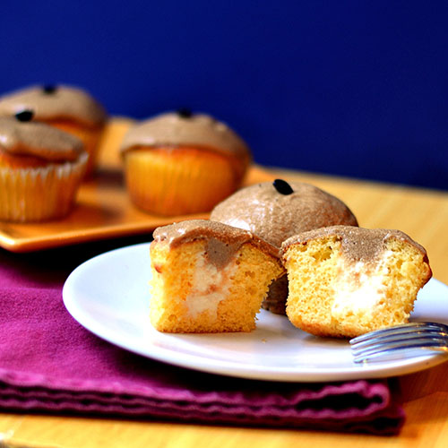 Cupcake Mousse filling EggNog Cappuccino Frosting