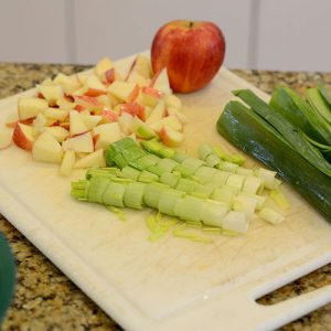 Apples & leeks 500