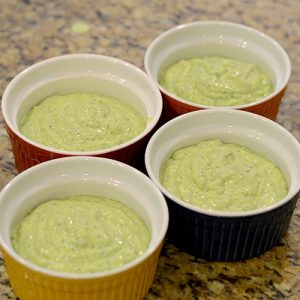 In ramekin 500