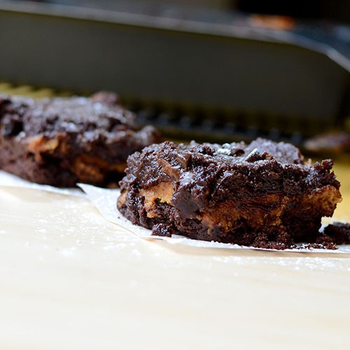 Dulce De Leche Fudge Brownies