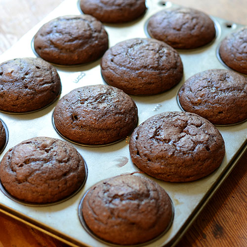 Cupcakes after Baking cupcakes after baking, chocolate, flour, butter