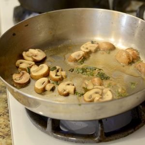 Mushrooms & basil 500