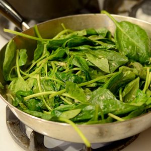 Spinach wilting 500