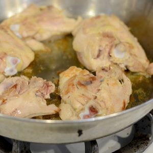 Chix in pan 500