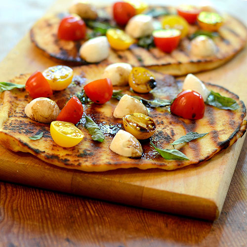 Naan Caprese
