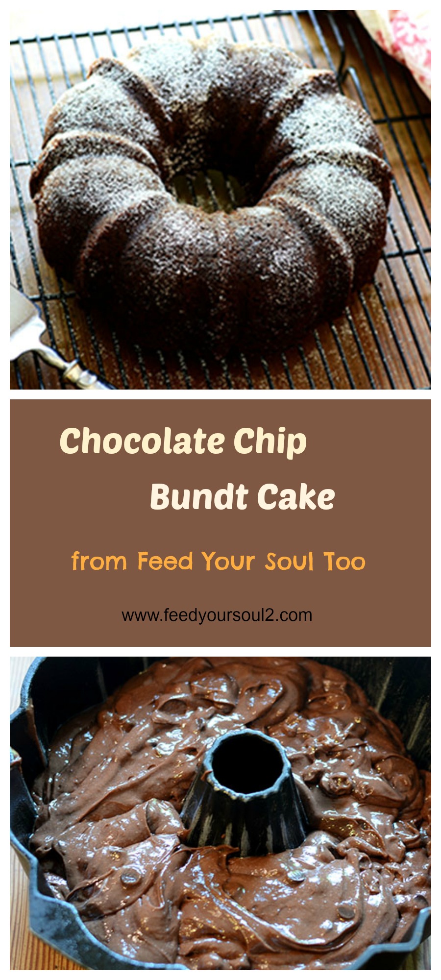 Chocolate Chip Pudding Bundt Cake Feed Your Soul Too