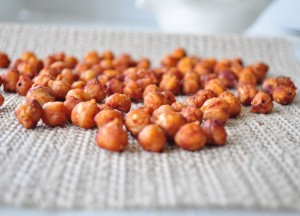 BBQ Roasted chickpeas