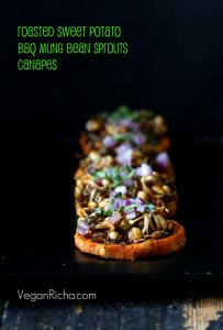 Sweet Potato BBQ Mung Bean Spouts