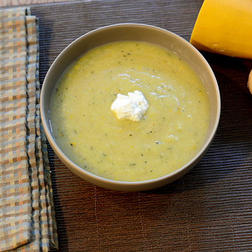 Chilled Curried Zucchini Soup