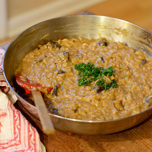 Mushroom Pumpkin Risotto