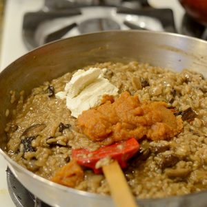 Puree & Goat cheese added 500