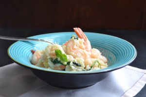 Shrimp & Feta Risotto