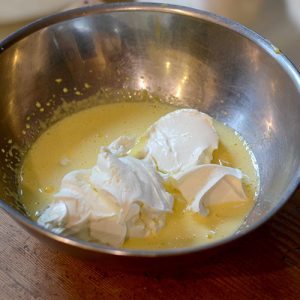 Mascarpone added 500