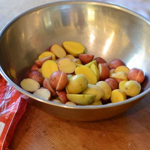 Potatoes sliced 500