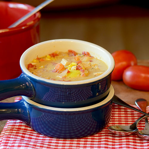 Creamy Mexican Turkey Soup