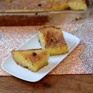 Basbousa dessert 50 degree 500