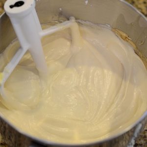 Frosting After heat up & whip 500