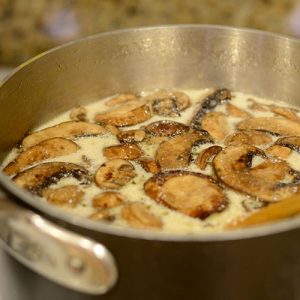 Coconut milk added 500