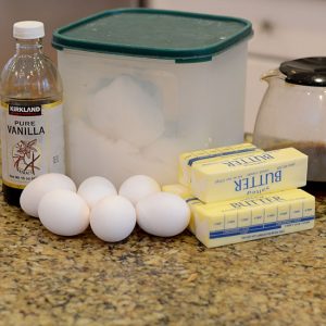 Ingredients Frosting ingred 500