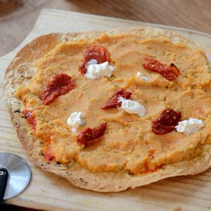 Lavash Cheeseless Pizza Garlic added 500