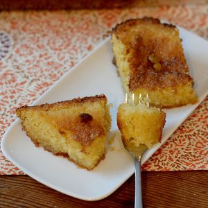 Basbousa dessert Plated 500