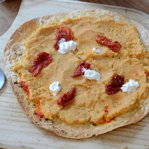 Lavash Cheeseless Pizza Top down 500