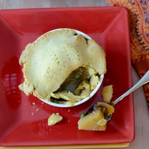 Root Vegetable Mushroom Pie Top down 500