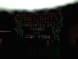Lincoln Park Zoo lights Zoo lights sign