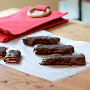Chocolate Jelly Filled Wafer Bars 60 degree length 500